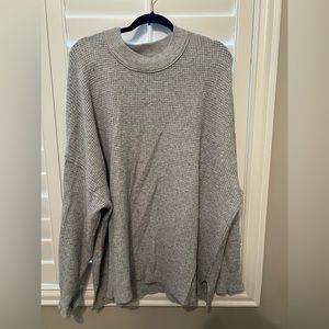 Oversized cozy grey sweater